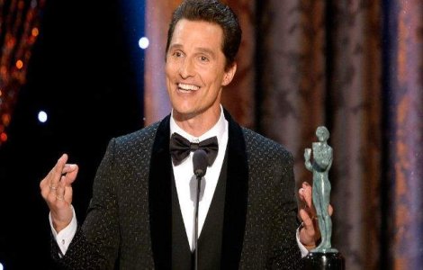 Matthew McConaughey a primit o stea pe Walk of Fame