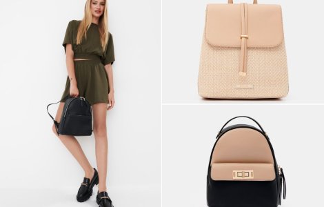 Rucsacuri pentru femei care țin totul în spate! Alternative la modă și mai ales practice pentru genți de mână - alege-ți preferatul!