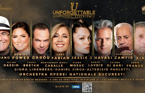 Jessie J vine în premieră la București alături de Lara Fabian, Havasi, Garou, Al Bano și Romina Power, Gheorghe Zamfir, Gypsy Kings și mulți alții la Unforgettable Festival între 13 - 15 Septembrie la București