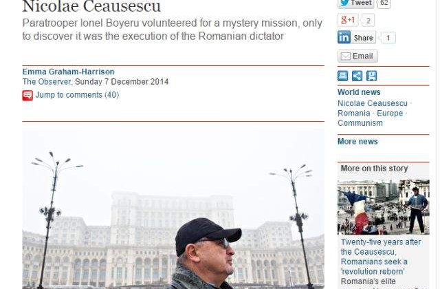 Marturisiri EMOTIONANTE ale militarului care l-a executat pe Ceausescu