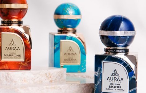 Colectiile Auraa Desire extract de parfum, exclusiv pe Orioudh.ro