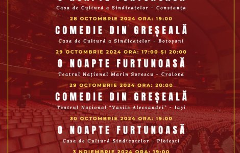 Spectacole de neuitat cu ProTicket: Comedie, dramă și muzică simfonică
