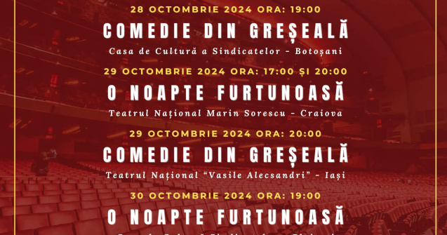 Spectacole de neuitat cu ProTicket: Comedie, dramă și muzică simfonică