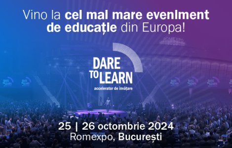 Au mai rămas doar opt zile până la startul Dare to Learn – cel mai mare eveniment din Europa dedicat inovației în educație