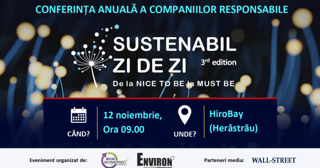 Transformă-ți viitorul la conferința "Sustenabil zi de zi" 2024!