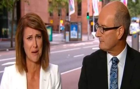  Video  O jurnalista izbucneste in lacrimi in direct, cand vorbeste despre victimele de la Sydney