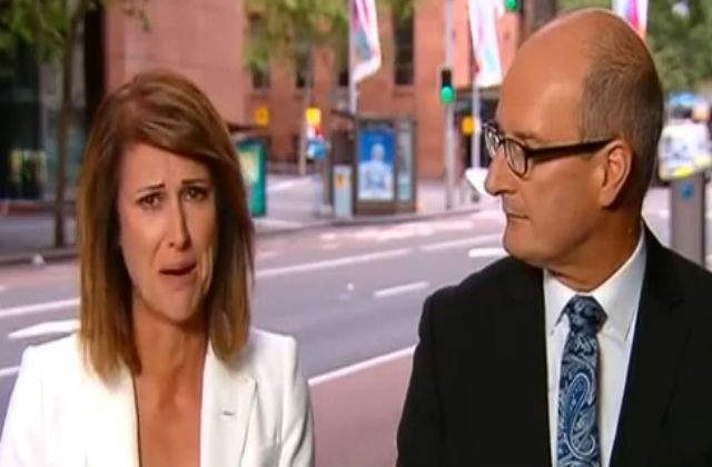 [Video] O jurnalista izbucneste in lacrimi in direct, cand vorbeste despre victimele de la Sydney