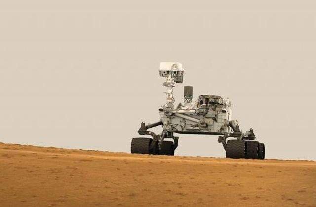 Robotul Curiosity a descoperit molecule organice si gaz metan pe Marte