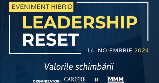 Leadership RESET: Transformarea organizațiilor în 2024