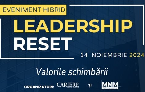 Leadership RESET: Transformarea organizațiilor în 2024