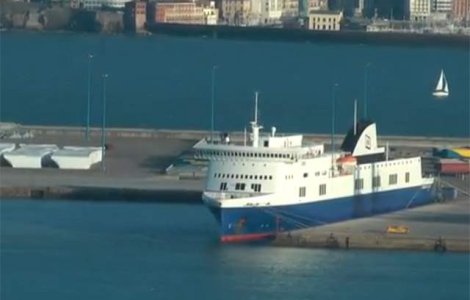 Incendiu pe un feribot italian in largul Greciei
