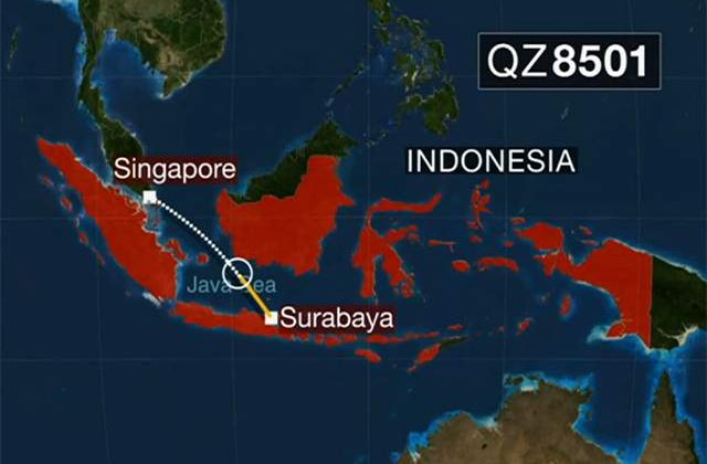 [Video] Fragmente ale avionului AirAsia, depistate in Marea Java