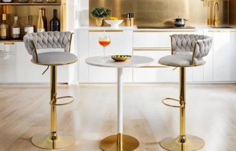 Scaune de bar tapițate: Utilizări creative în designul interior modern