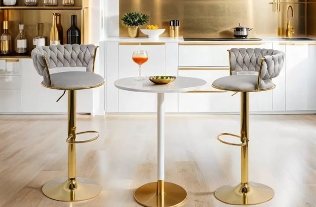 Scaune de bar tapițate: Utilizări creative &icirc;n designul interior modern