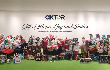 Moș Crăciun și AKTOR aduc bucurie copiilor din spitale