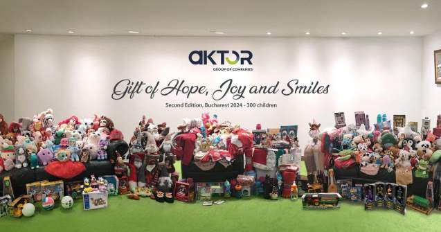 Moș Crăciun și AKTOR aduc bucurie copiilor din spitale