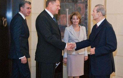 Iohannis, despre Regele Mihai: Este un model de demnitate si daruire