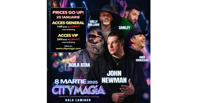 Ultimele zile de reduceri la biletele pentru Citymagia!