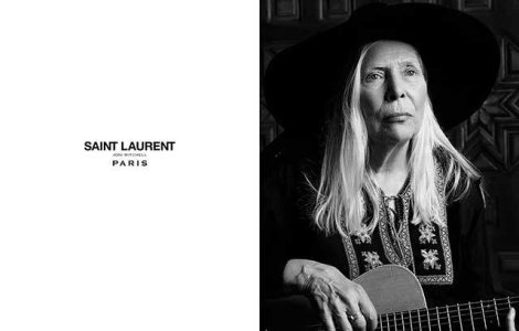  Video  Joni Mitchell, imaginea unei campanii Yves Saint Laurent