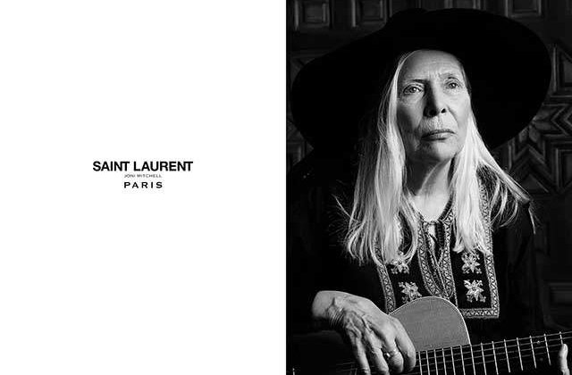 [Video] Cantareata Joni Mitchell, imaginea unei campanii a casei de moda Yves Saint Laurent