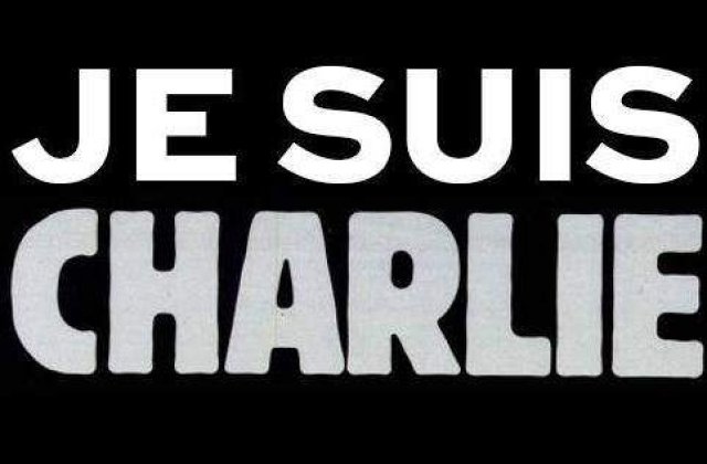 Je suis Charlie: Manifestatie pentru omagierea victimelor de la Charlie Hebdo, la Ambasada Frantei