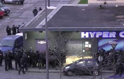 O posibila ascunzatoare a lui Coulibaly, descoperita de politisti