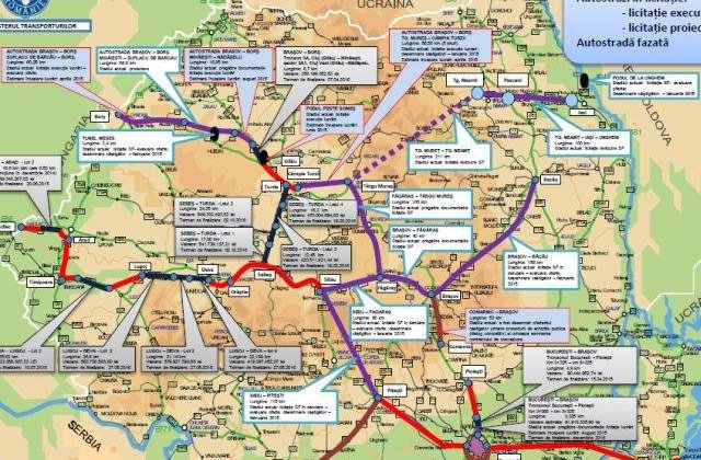 Rus: Romania va realiza 250 de kilometri de autostrada pana in 2016