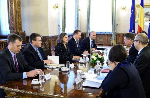 Iohannis si Nuland, discutii despre Parteneriatul Strategic si combaterea coruptiei
