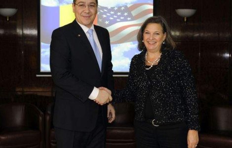 Victoria Nuland, intalnire cu premierul Ponta. Despre ce au discutat