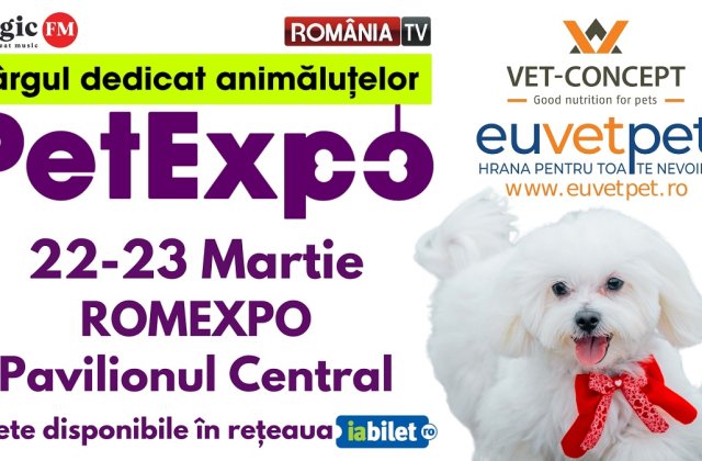 Iubitorii de animale se &icirc;nt&acirc;lnesc la PetExpo 2025 &ndash; Două zile de spectacol, demonstrații, noutăți și oferte speciale!