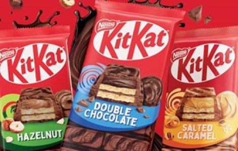 KitKat revoluționează pauzele cu noile tablete de ciocolată