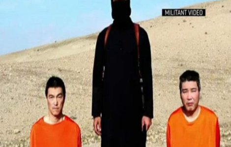  Video  Gruparea SI ameninta ca va EXECUTA doi ostatici niponi