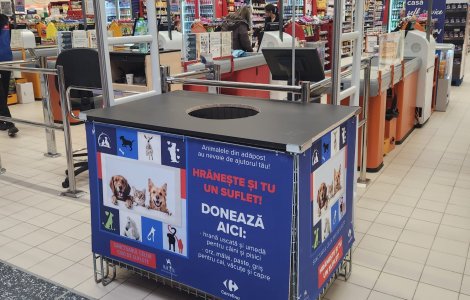 A început campania națională de colectare a hranei pentru animale: descoperă supermarketul implicat în inițiativă