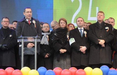 Reactia premierului Ponta, dupa ce a fost huiduit la Iasi