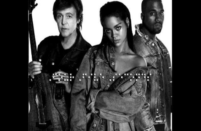 Rihanna, Kanye West si Paul McCartney au lansat o melodie