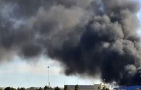  Video  Avion militar PRABUSIT in Spania: Cel putin 10 morti