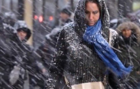  Video  Ninsoarea a transformat New York-ul intr-un oras fantoma