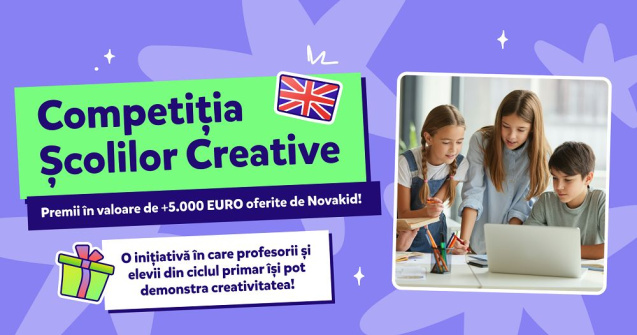Inițiativa Novakid România pentru unitățile de învățământ public