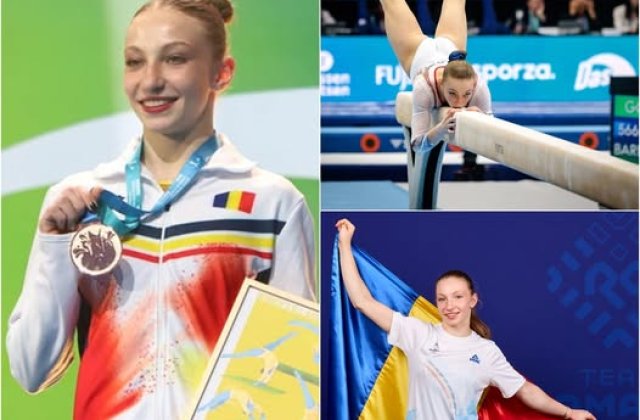 Ana Bărbosu aduce Rom&acirc;niei bronzul european la gimnastică