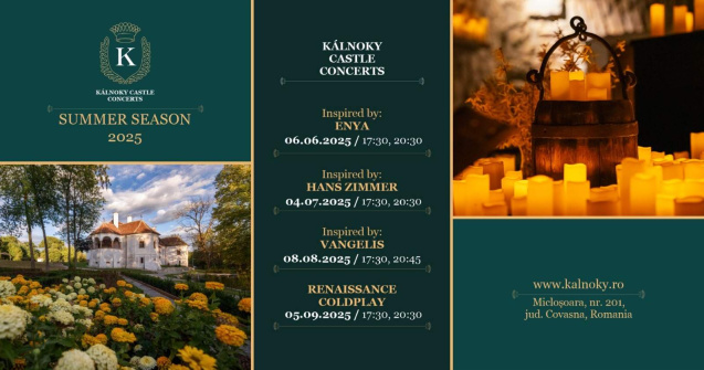 Magia verii la Castelul Kálnoky: Enya, Hans Zimmer și Vangelis