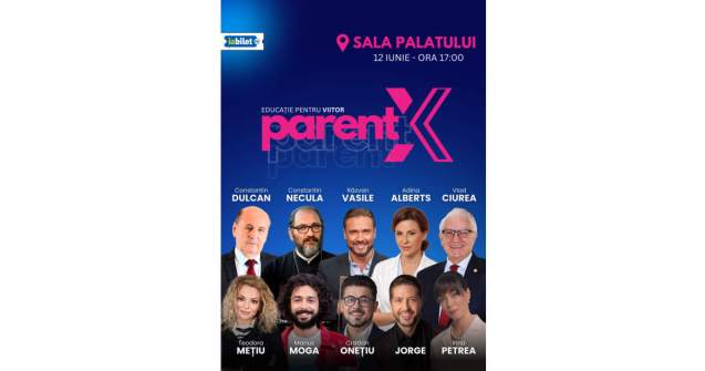 Surprizele PARENTX 20: Transformare la Sala Palatului pe 12 iunie