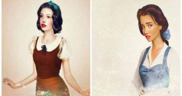 Cum ar arata printesele Disney daca ar prinde viata. Uite cat de frumoase ar fi!