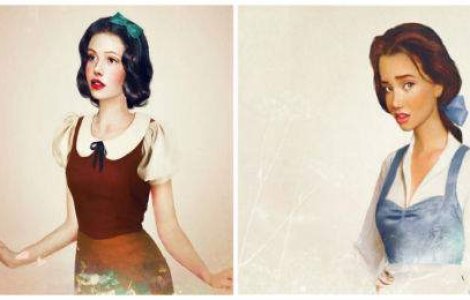 Cum ar arata printesele Disney daca ar prinde viata. Uite cat de frumoase ar fi!