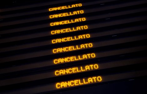 Românii, atenție! Italia paralizată de grevă națională și zboruri anulate