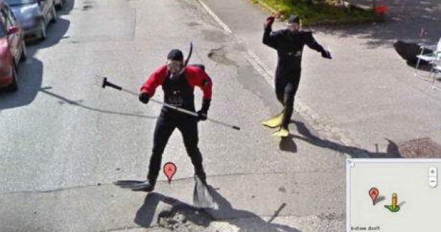 Alte 20 imagini ILARE surprinse de Google Street View