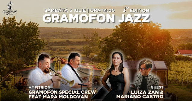 Jazz și vin sub cerul liber: Luiza Zan și Mariano Castro în concert