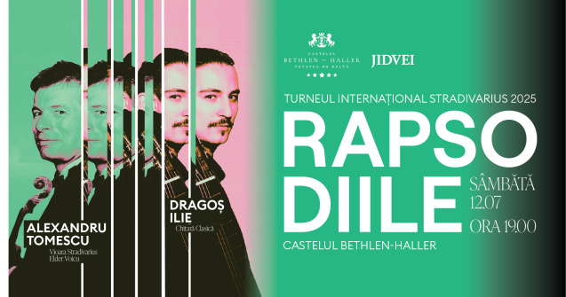 Concert magic cu Alexandru Tomescu și Stradivarius la Castelul Bethlen-Haller