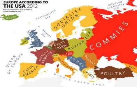 Harta mondiala a stereotipurilor in 25 de imagini satirice superbe