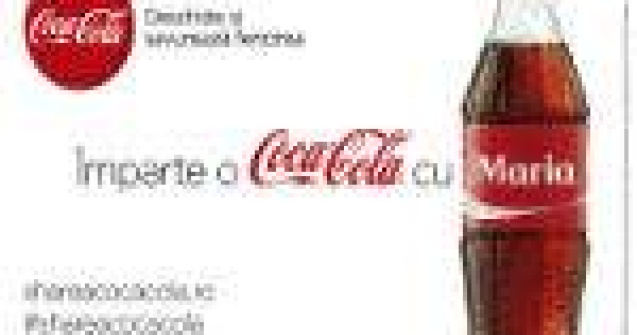 Vara aceasta, Coca-Cola a impartit logo-ul cu consumatorii sai