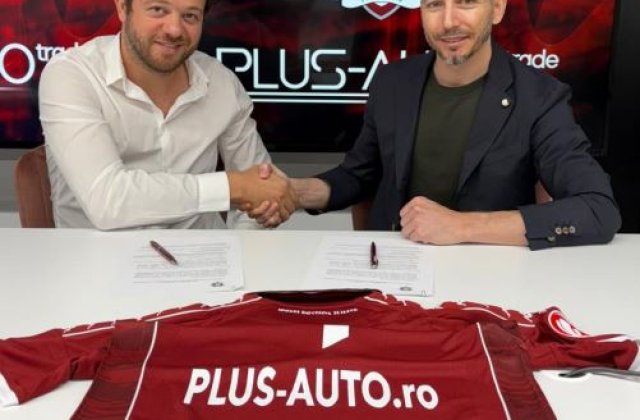 Plus Autotrade și FC Rapid continuă parteneriatul pentru al patrulea an consecutiv